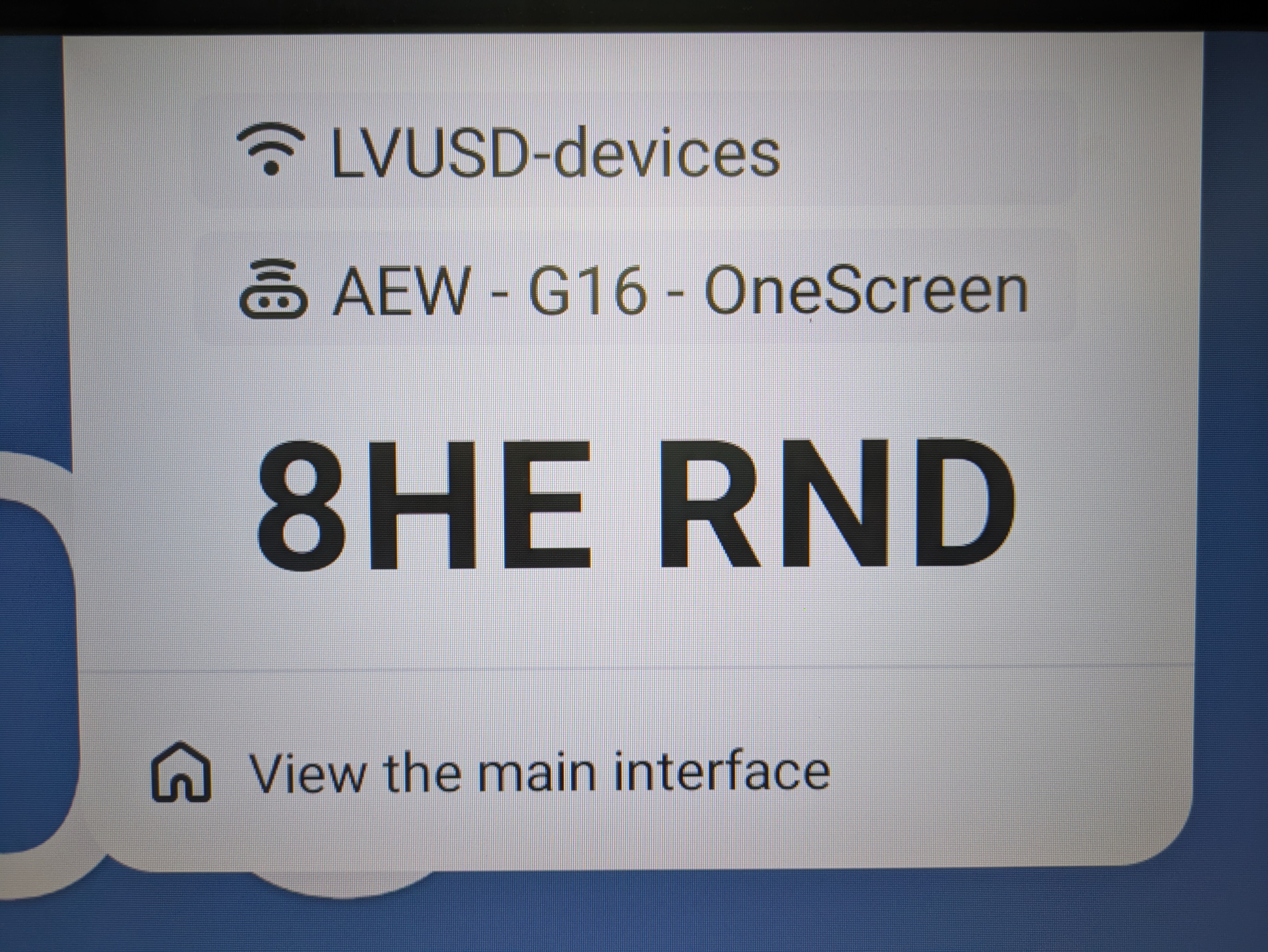 onescreen cast widget